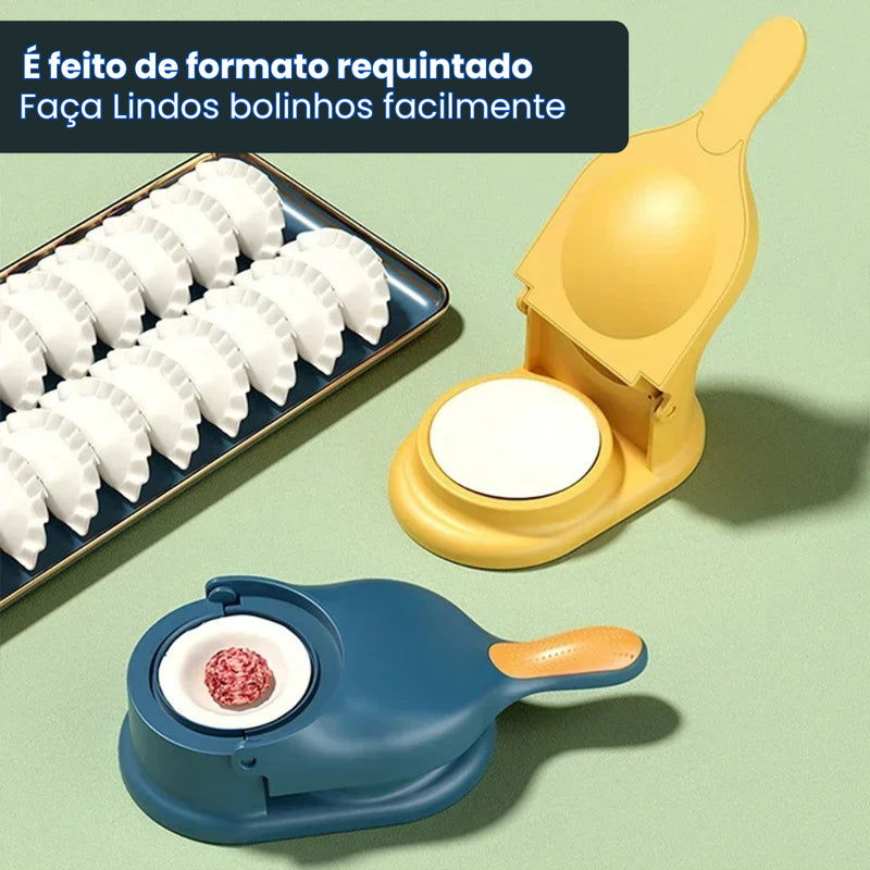 Máquina Manual de Dumplings e Empanadas – Fácil e Prática